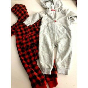 Essentials Infant Boys Microfleece Hooded Coverall